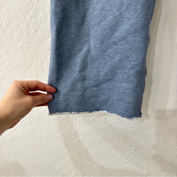 Frank & Eileen Catherine Blue Wide Leg Sweatpant Indigo Melange Small - Picture 10 of 10